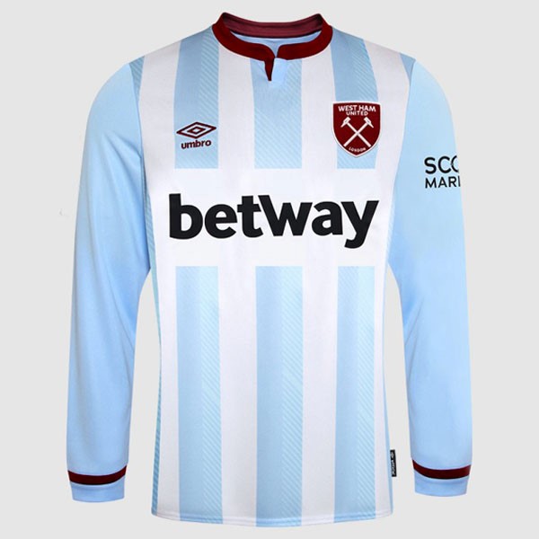 Tailandia Camiseta West Ham United Segunda Equipación ML 2021/2022